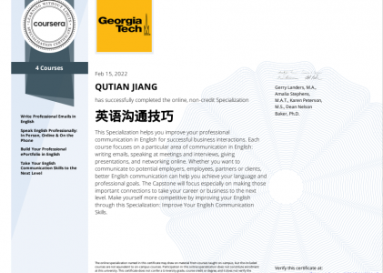 【Coursera】英语沟通技巧