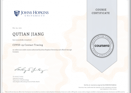 【Coursera】COVID-19组合学习