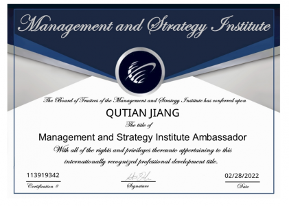 【MSI】Management and Strategy Institute Ambassador