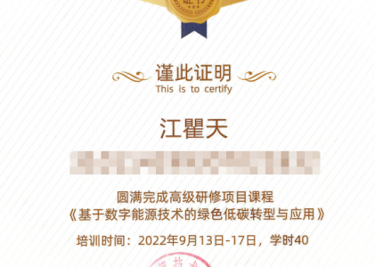 高研|基于数字能源技术的绿色低碳转型与应用