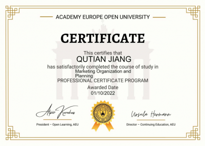 【AEU】Marketing Organization and Planning