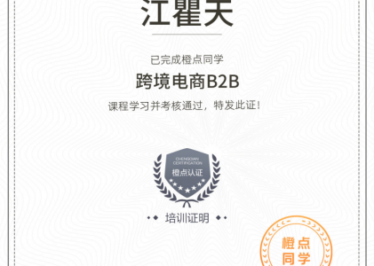 【橙点】阿里巴巴国际站操盘官