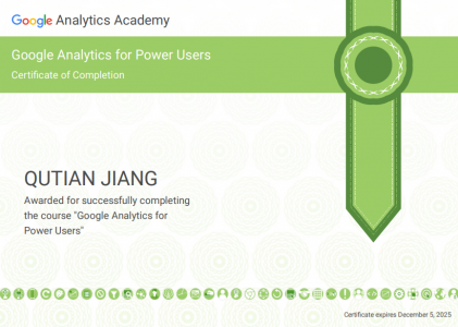 【Google Analytics】Google Analytics for Power Users